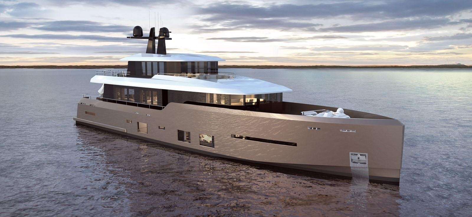 a large ship in the water aboard DARNET 38 M MODERN EXPLORER Yacht for Sale