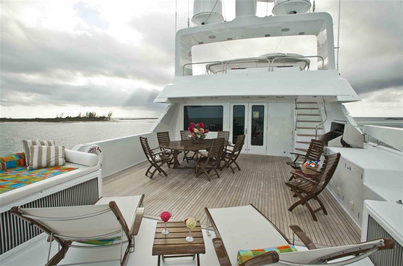 a boat on a boat aboard MURPHY'S LAW Yacht for Charter