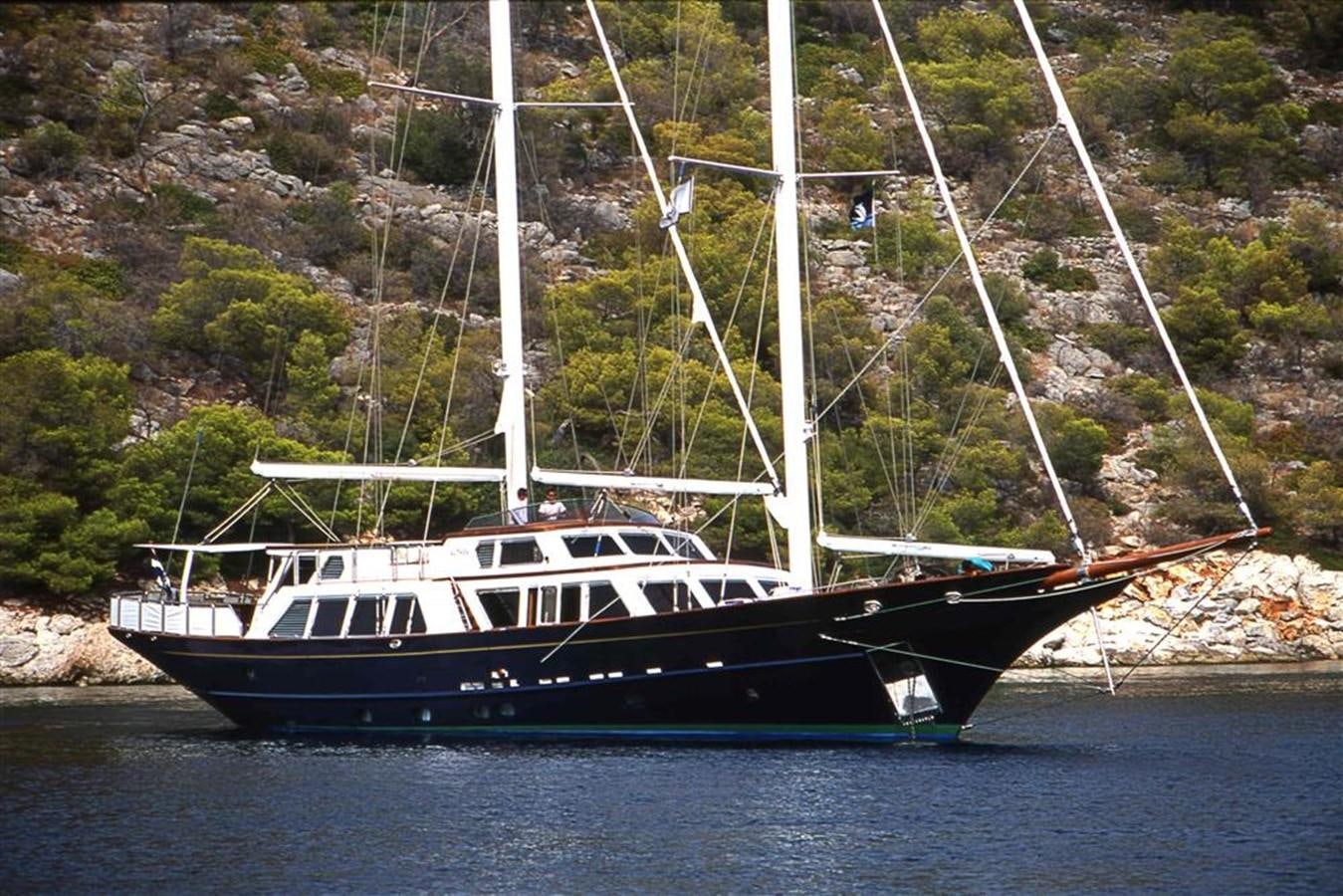 a boat on the water aboard ALTHEA Yacht for Sale