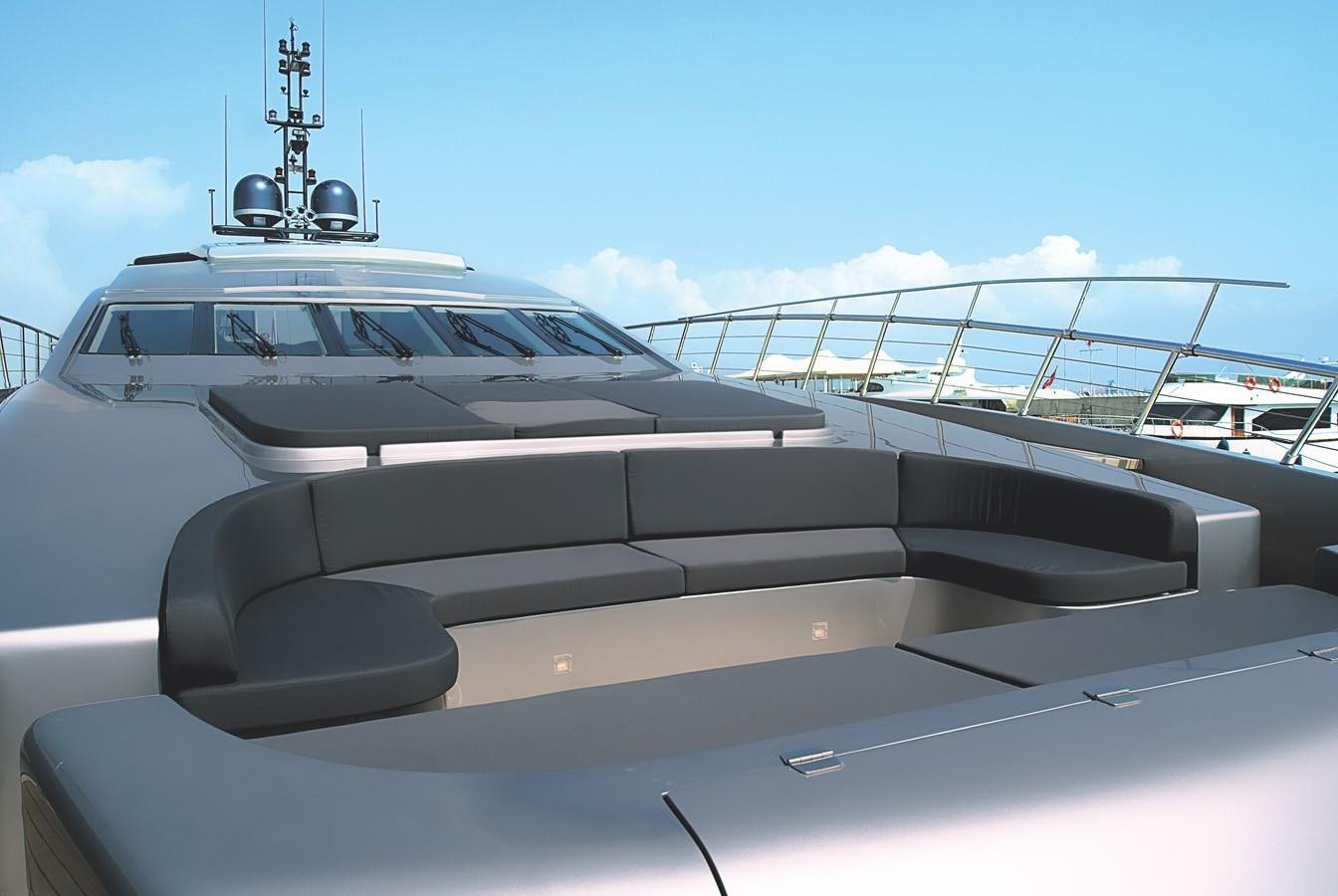 the front of a car aboard RL NOOR Yacht for Sale