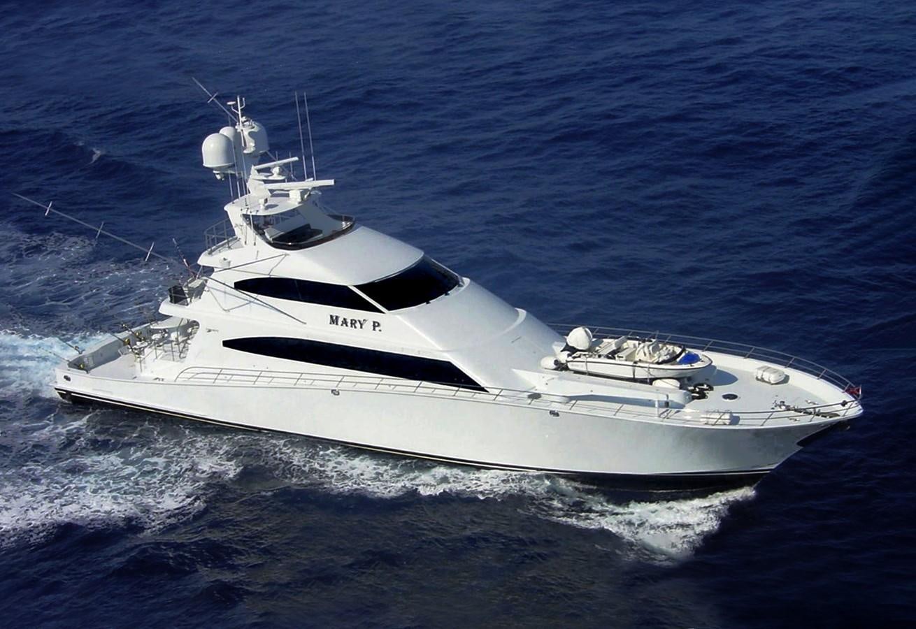 a white yacht in the water aboard ATLANTIS Yacht for Sale