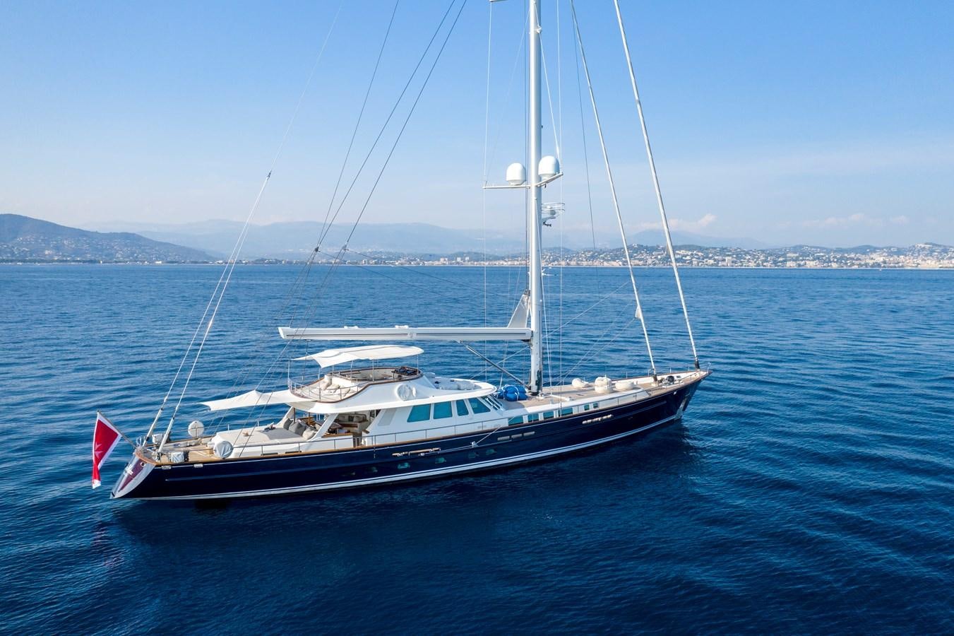 a boat in the water aboard CORTO MALTESE Yacht for Sale