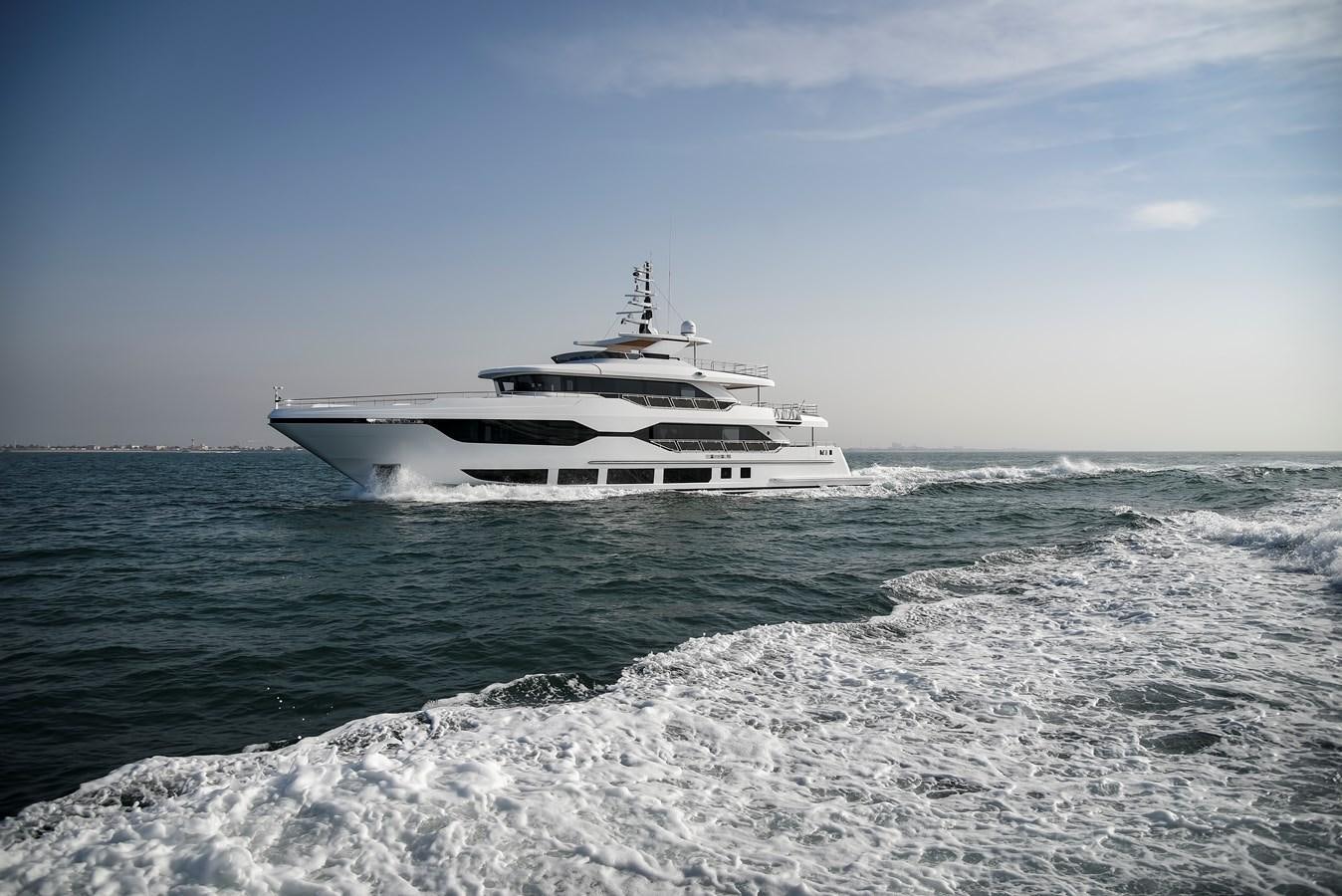 a boat in the water aboard OLIVIA Yacht for Sale