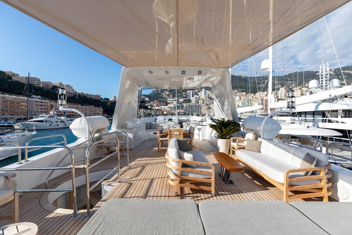 a boat on the water aboard PALM B Yacht for Sale