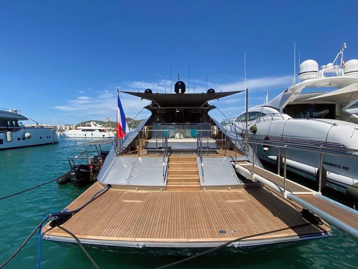 a dock with boats on it aboard ESCAPE Yacht for Sale