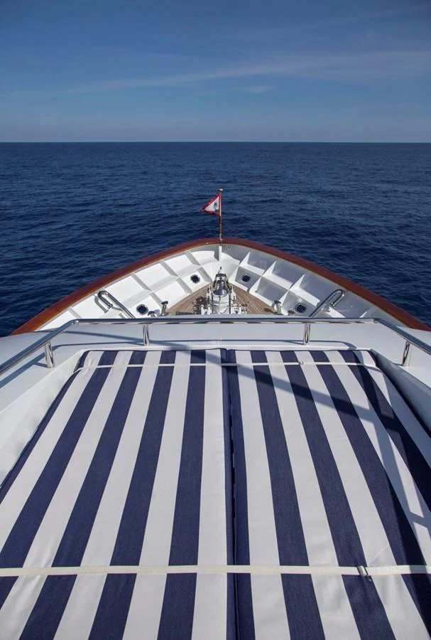 a boat on the water aboard LADY VICTORIA Yacht for Sale