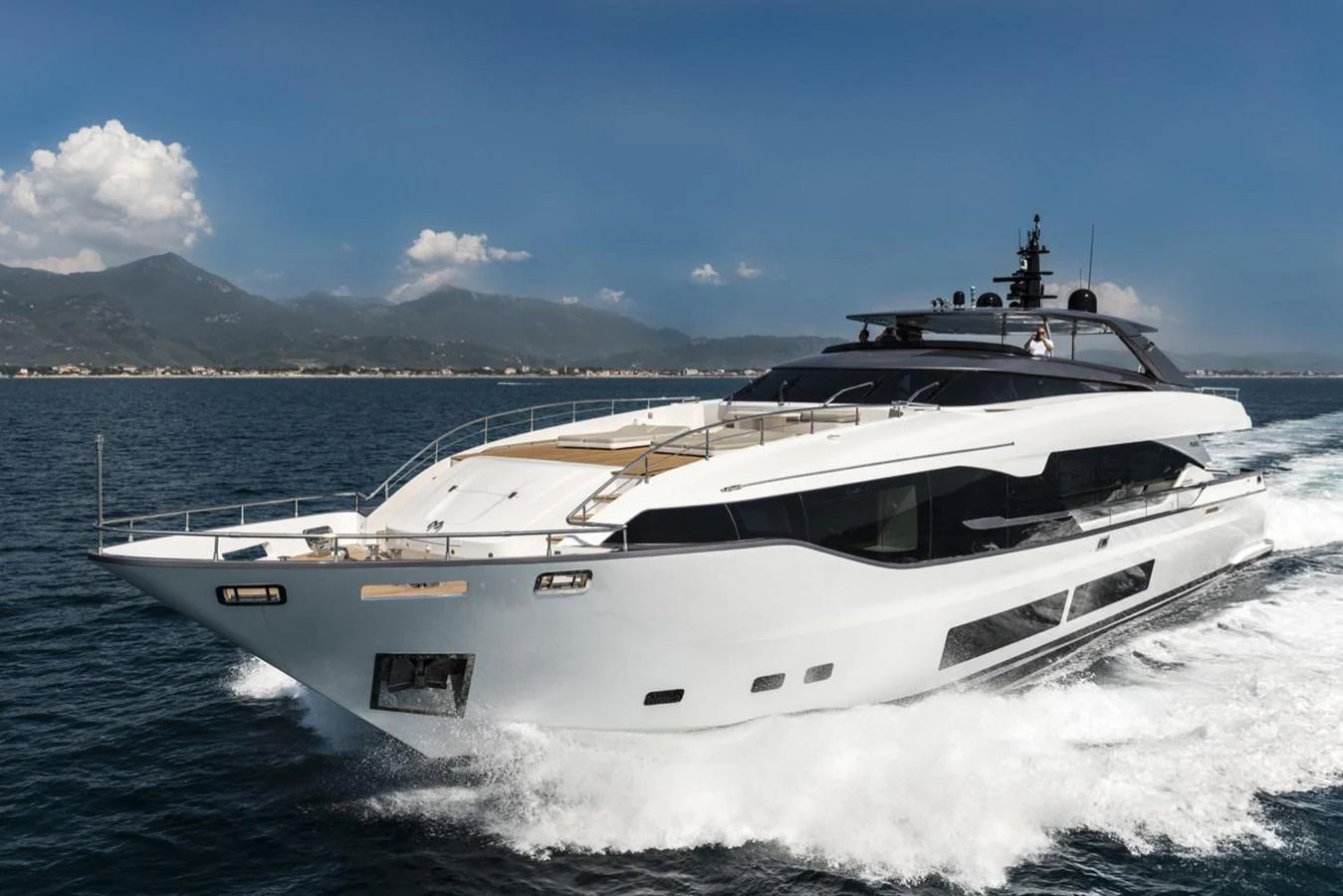 a yacht on the water aboard HARMONY Yacht for Sale