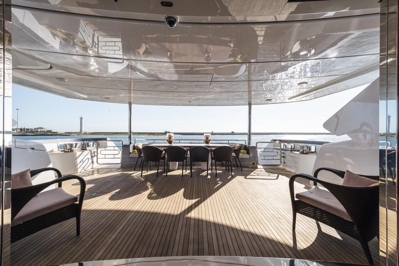 a boat on the water aboard HARMONY Yacht for Sale