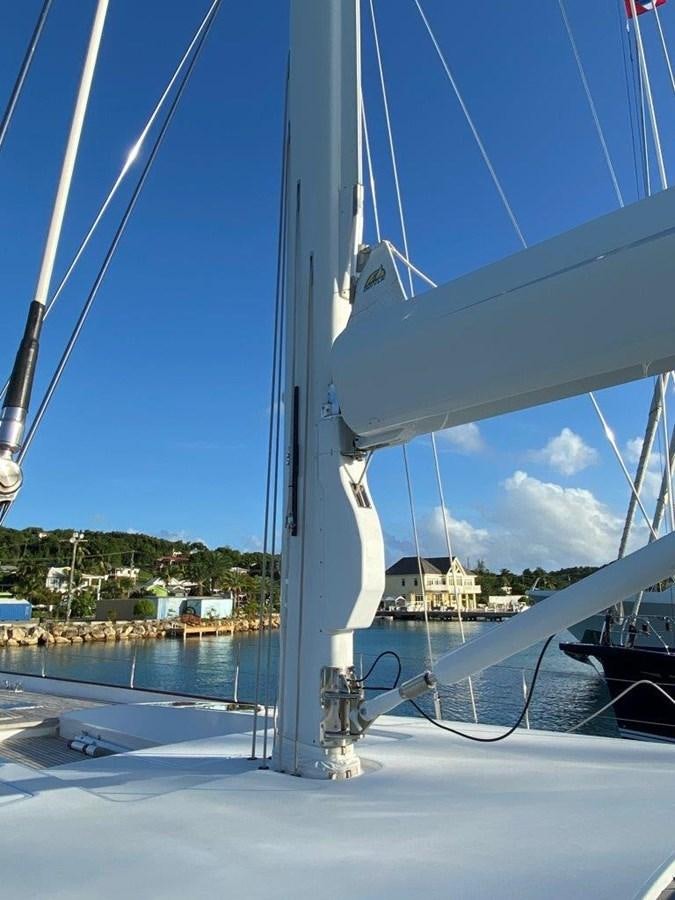 a large white boat on a body of water aboard MISS SILVER Yacht for Sale