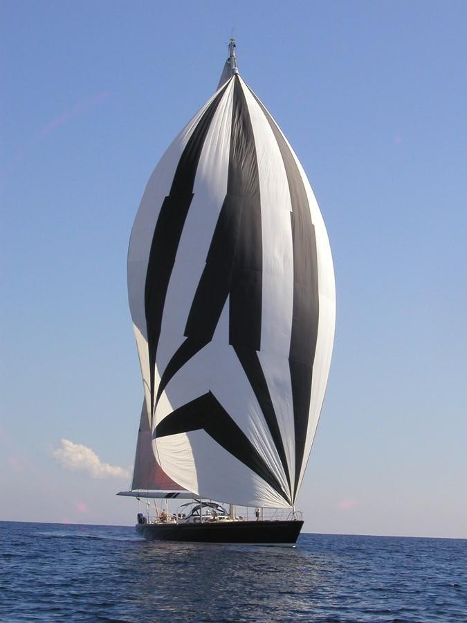 a sailboat on the water aboard INGENIOUS Yacht for Sale