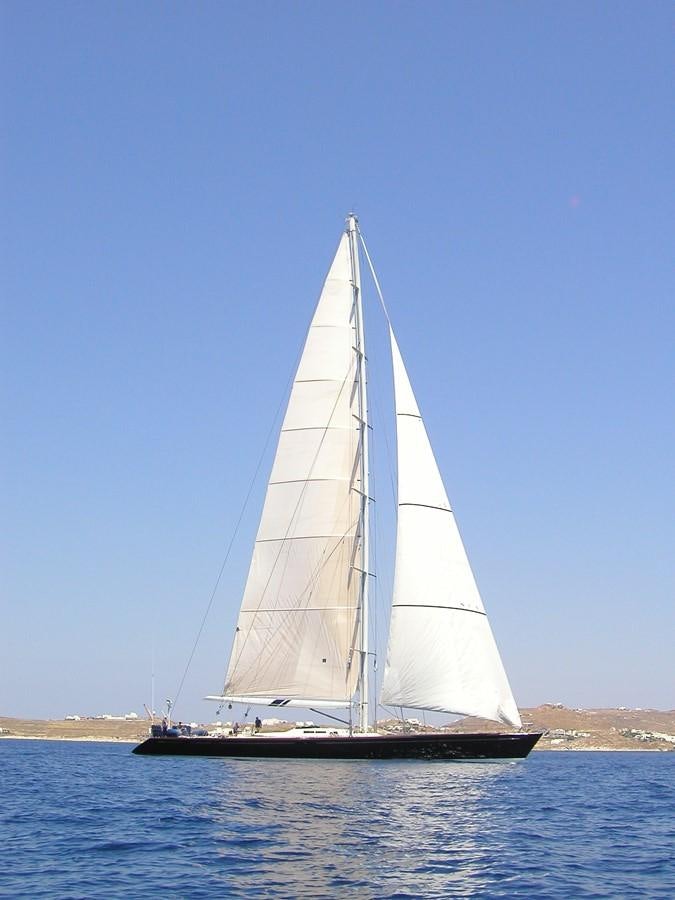 a sailboat on the water aboard INGENIOUS Yacht for Sale