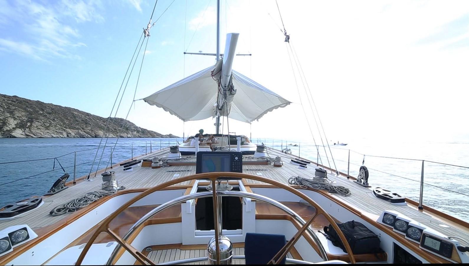 a boat on the water aboard INGENIOUS Yacht for Sale