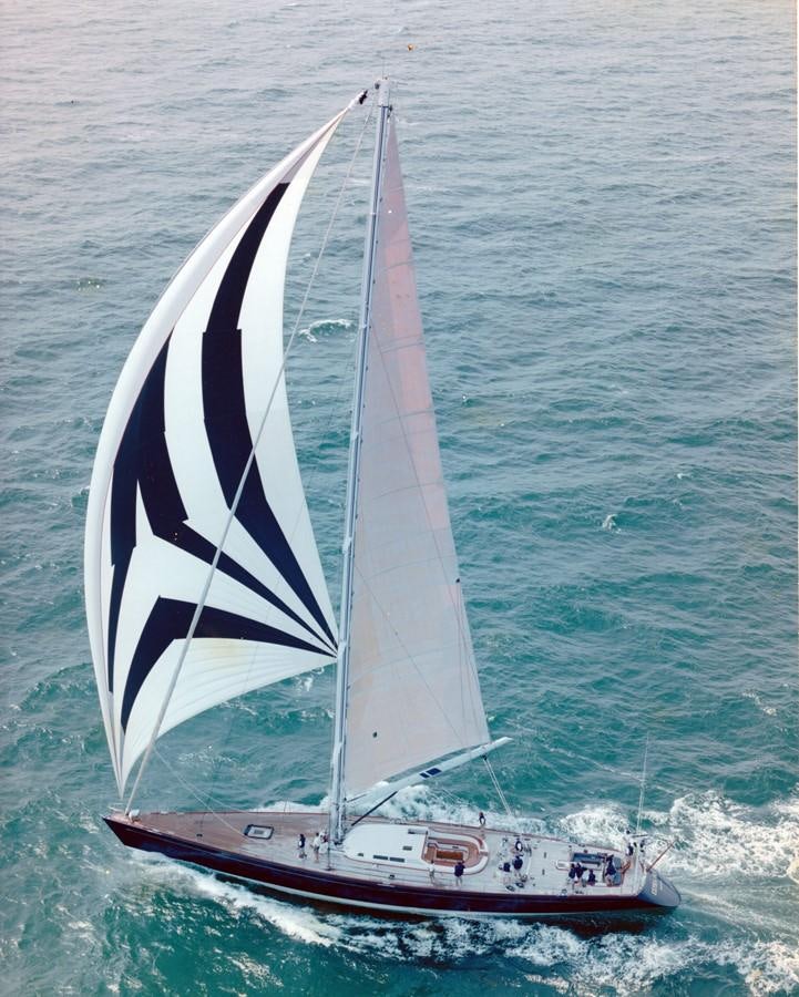 a sailboat on the water aboard INGENIOUS Yacht for Sale