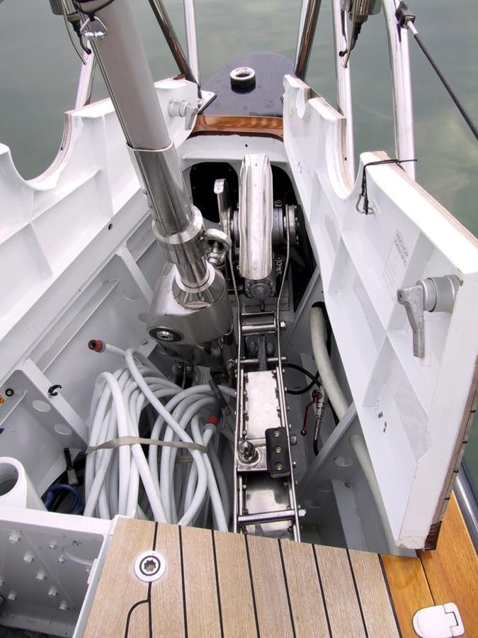a machine with pipes aboard INGENIOUS Yacht for Sale