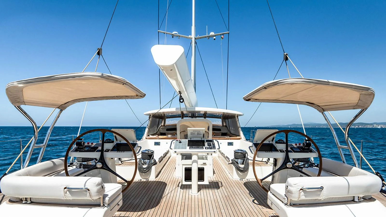 a boat on the water aboard PATH Yacht for Sale