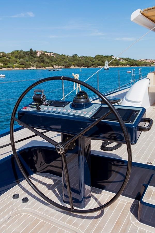 a boat on the water aboard SOLLEONE Yacht for Sale