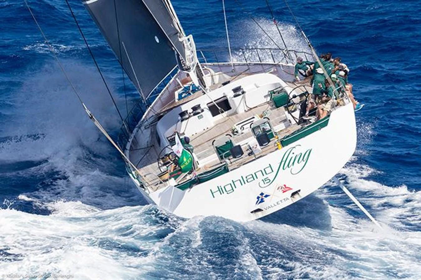 a boat on the water aboard HIGHLAND FLING 15 Yacht for Sale