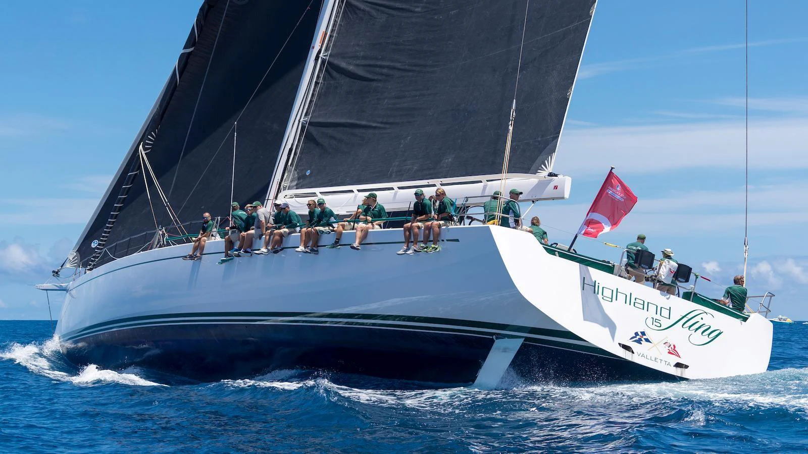 a boat with people on it aboard HIGHLAND FLING 15 Yacht for Sale