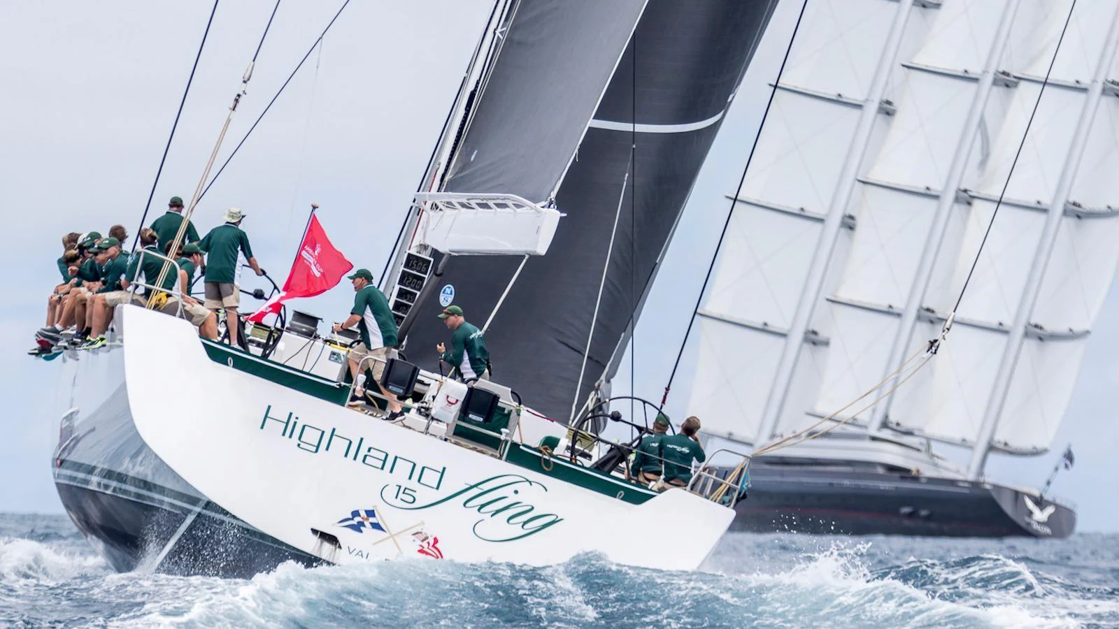 a group of people on a sailboat in the water aboard HIGHLAND FLING 15 Yacht for Sale