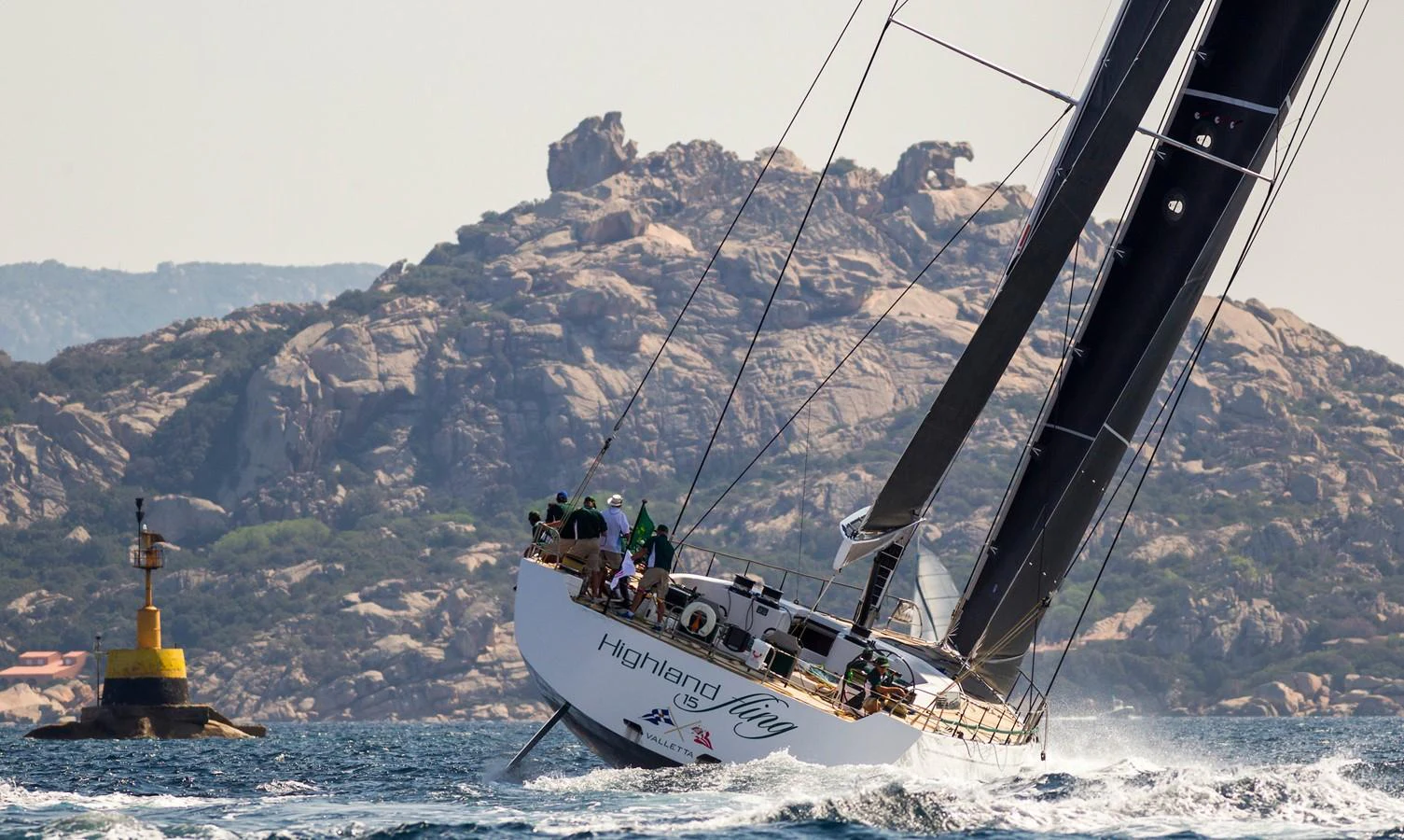 a boat sailing on the sea aboard HIGHLAND FLING 15 Yacht for Sale