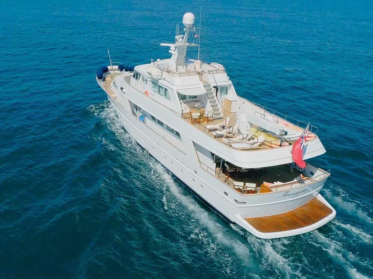a ship on the water aboard FREEMONT Yacht for Charter