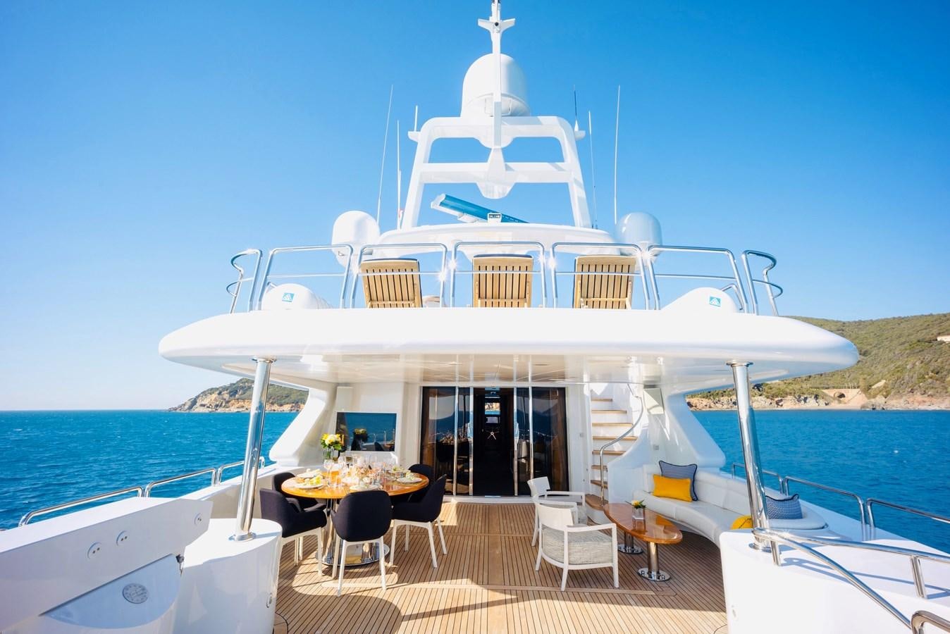 a boat on a body of water aboard SERENO Yacht for Sale