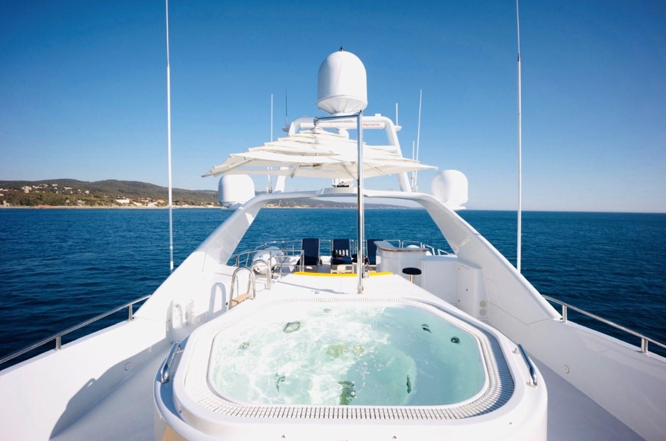 a boat on the water aboard SERENO Yacht for Sale