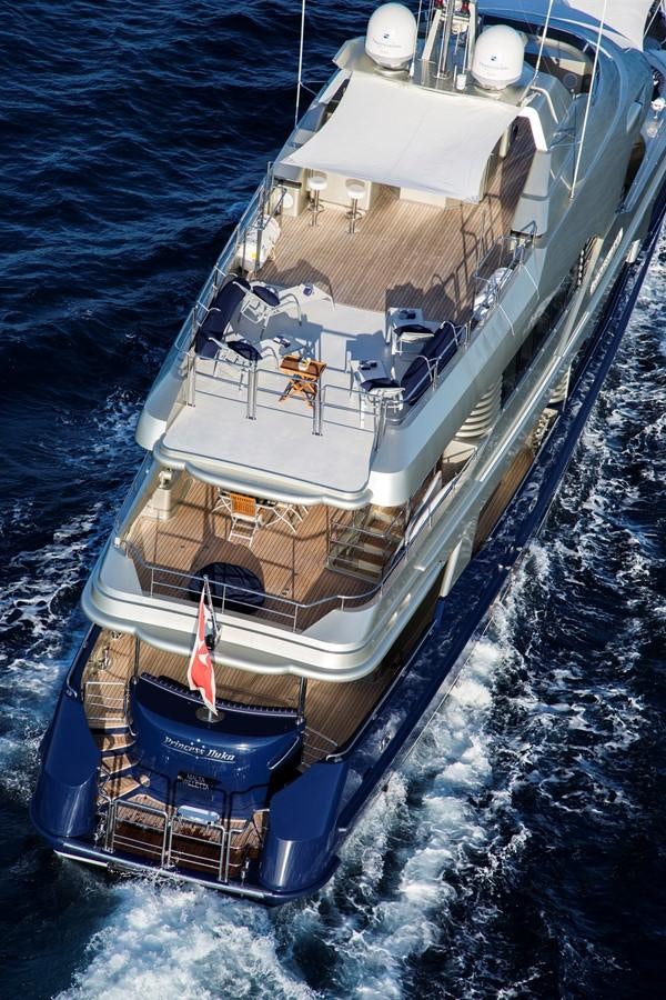 a boat on the water aboard PRINCESS ILUKA Yacht for Sale