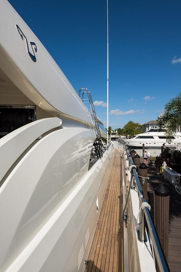 a group of people on a boat aboard 34M LEOPARD Yacht for Sale