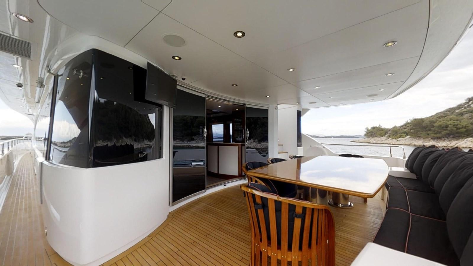 inside of a boat aboard WHITE PEARL I Yacht for Sale