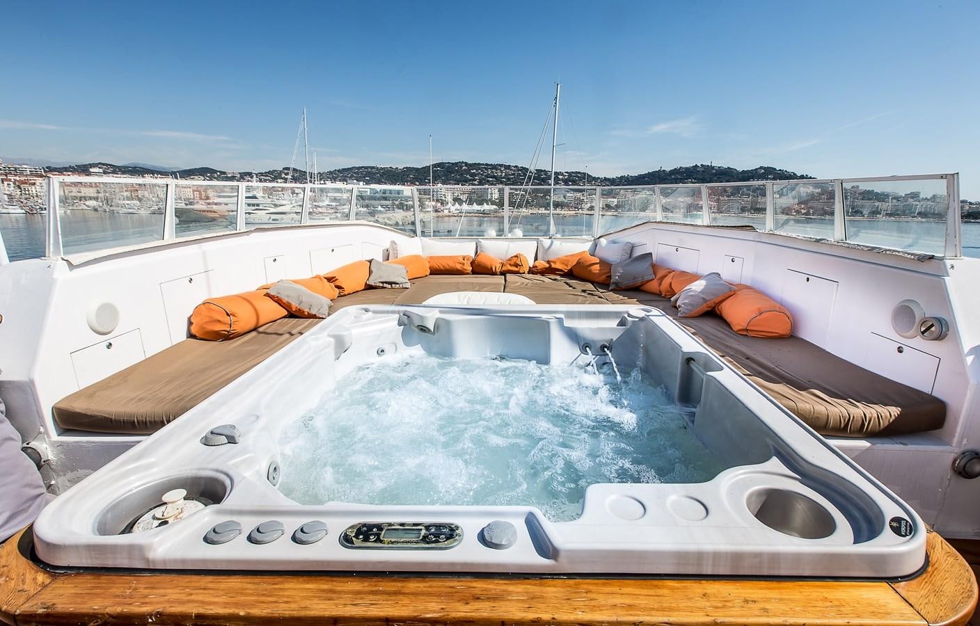 a metal tank with a metal frame aboard ALTER EGO Yacht for Sale