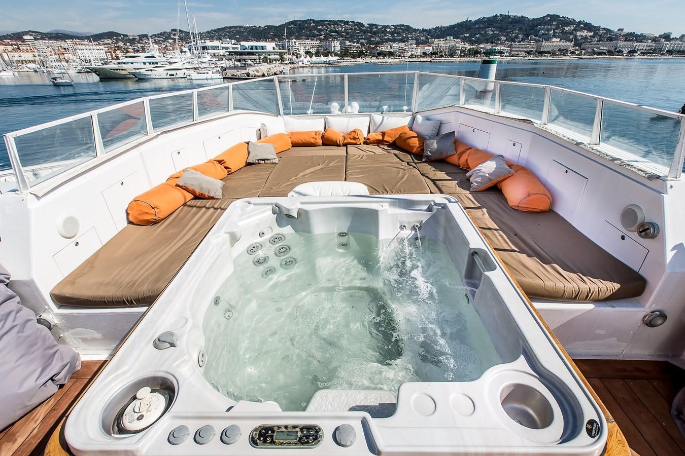 a boat with a large amount of ice on it aboard ALTER EGO Yacht for Sale