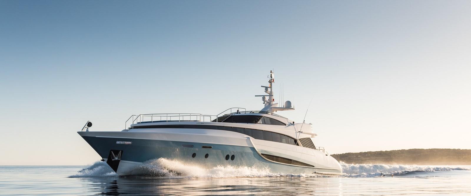 a boat on the water aboard BENITA BLUE Yacht for Sale