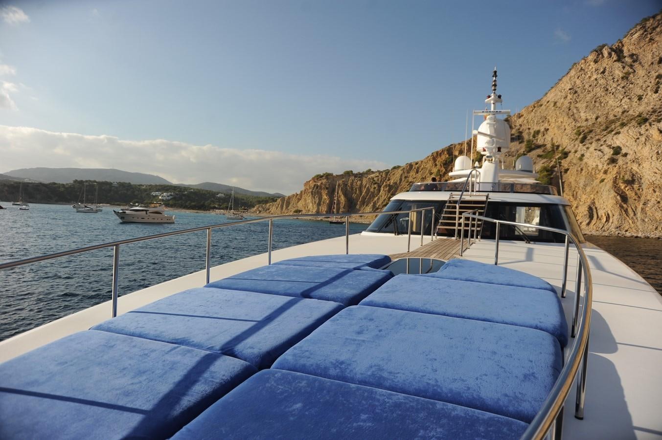 a boat on the water aboard BENITA BLUE Yacht for Sale