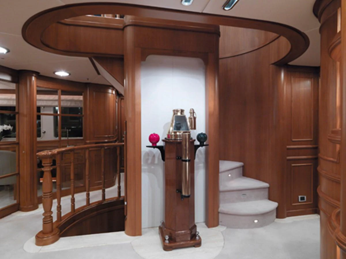 a toilet and a sink in a bathroom aboard SPADA Yacht for Sale