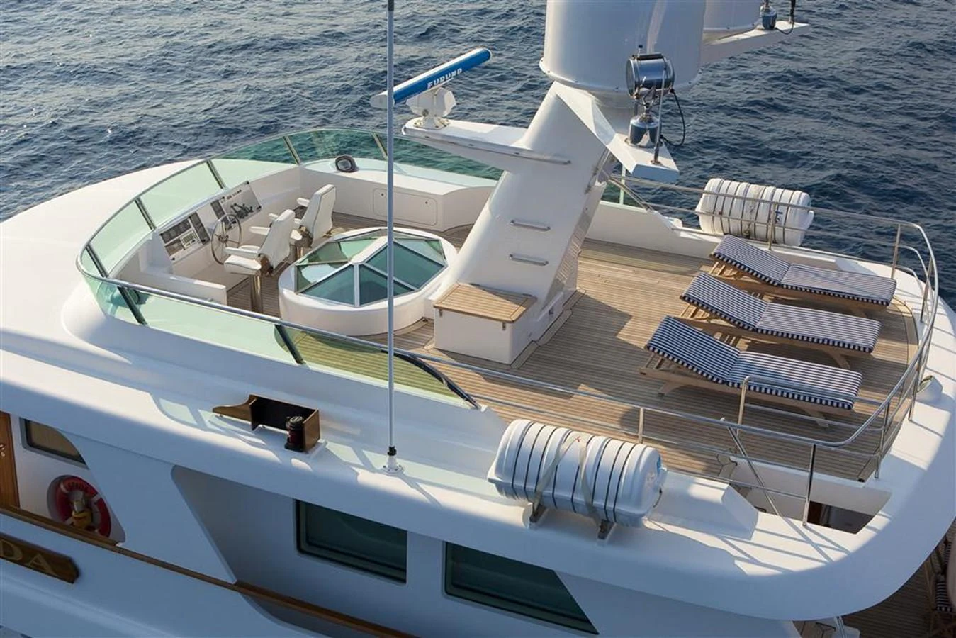 a boat on the water aboard SPADA Yacht for Sale