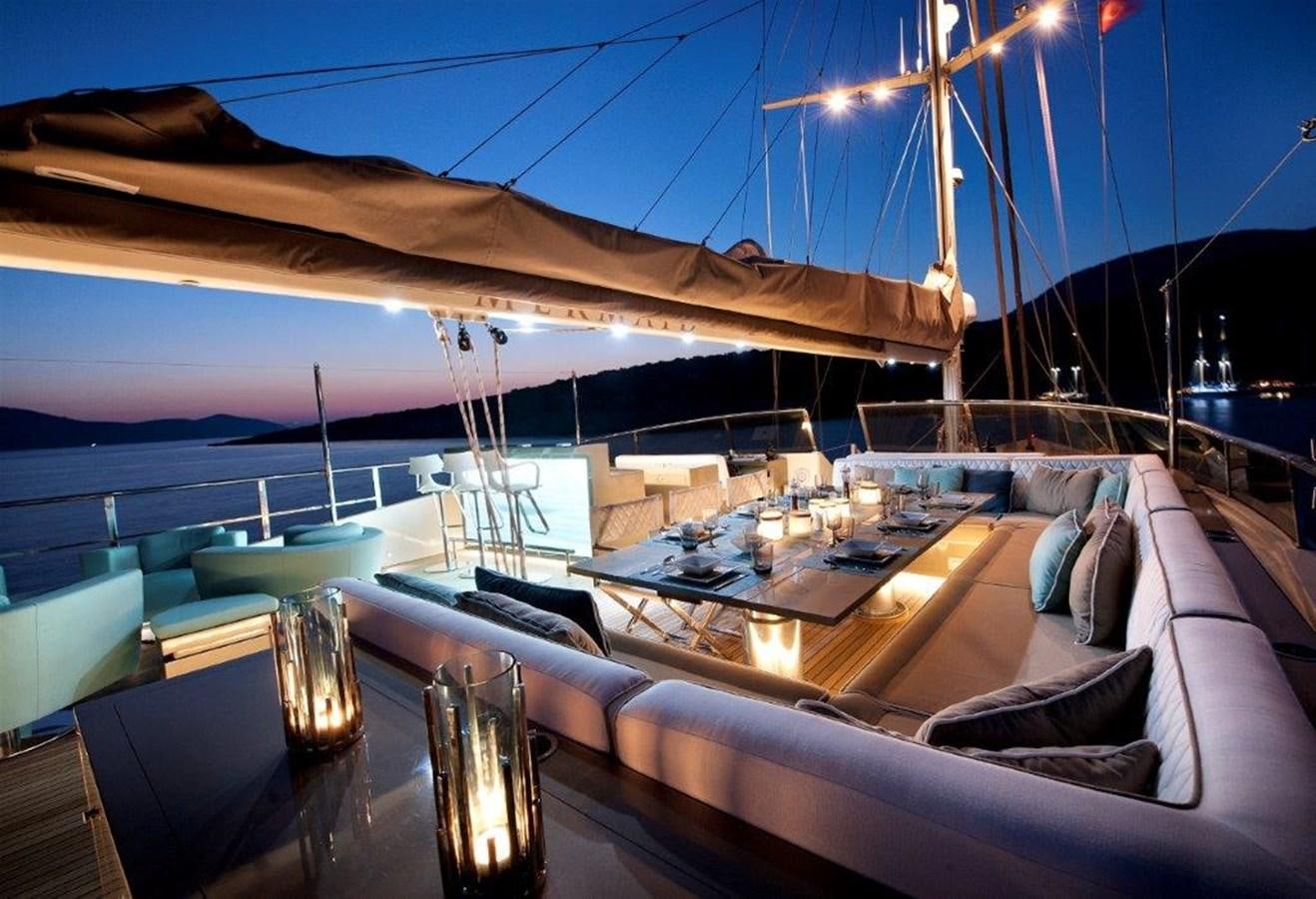 a boat on the water aboard MERMAID Yacht for Sale