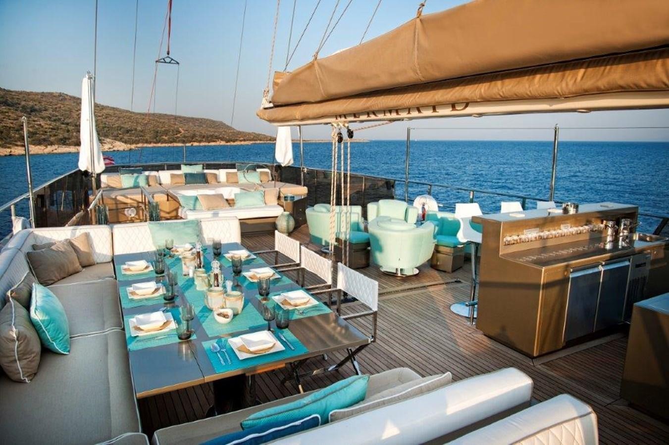 a boat on the water aboard MERMAID Yacht for Sale