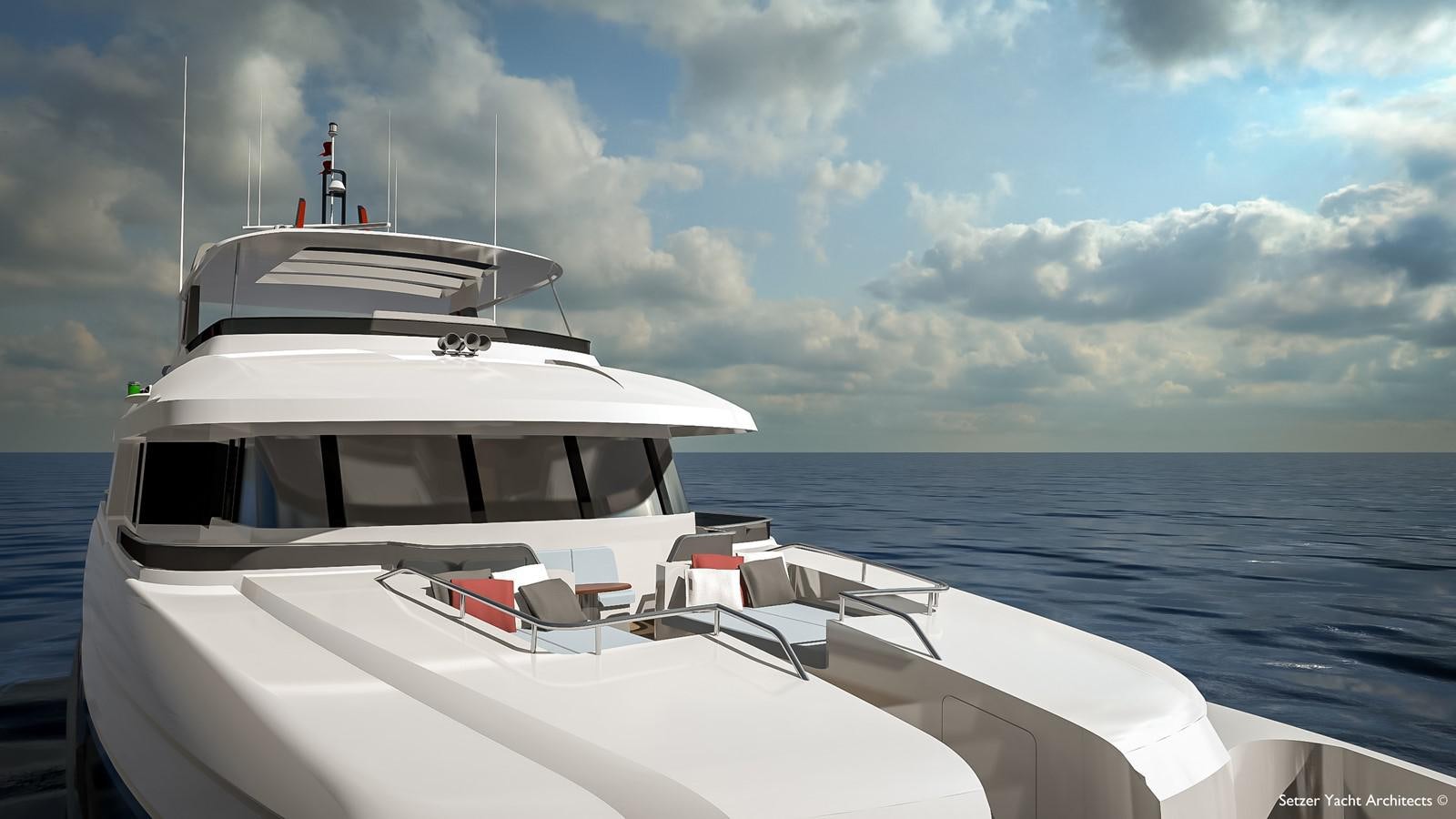 a boat on the water aboard 3200 TRIDENT Yacht for Sale