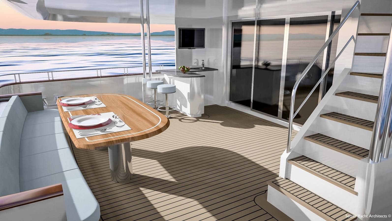 a boat on the water aboard 3200 TRIDENT Yacht for Sale