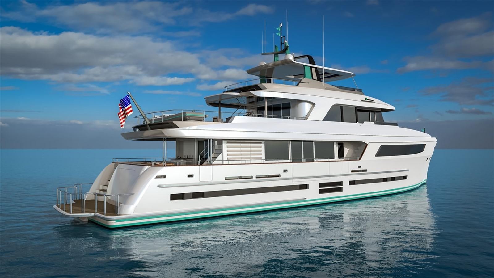 a boat on the water aboard 3200 TRIDENT Yacht for Sale