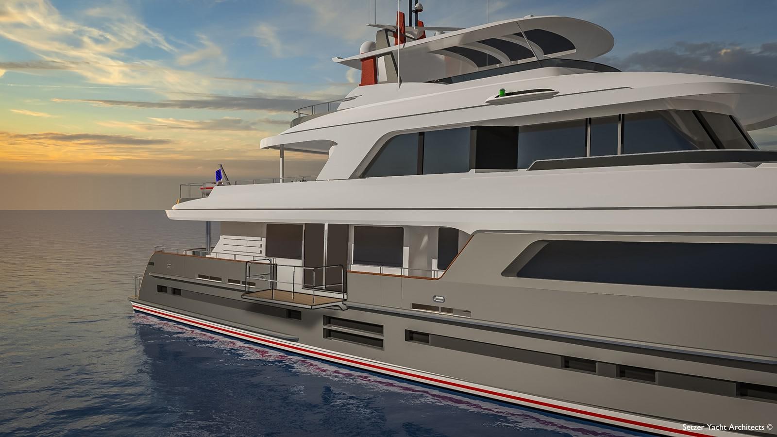 a boat on the water aboard 3200 TRIDENT Yacht for Sale