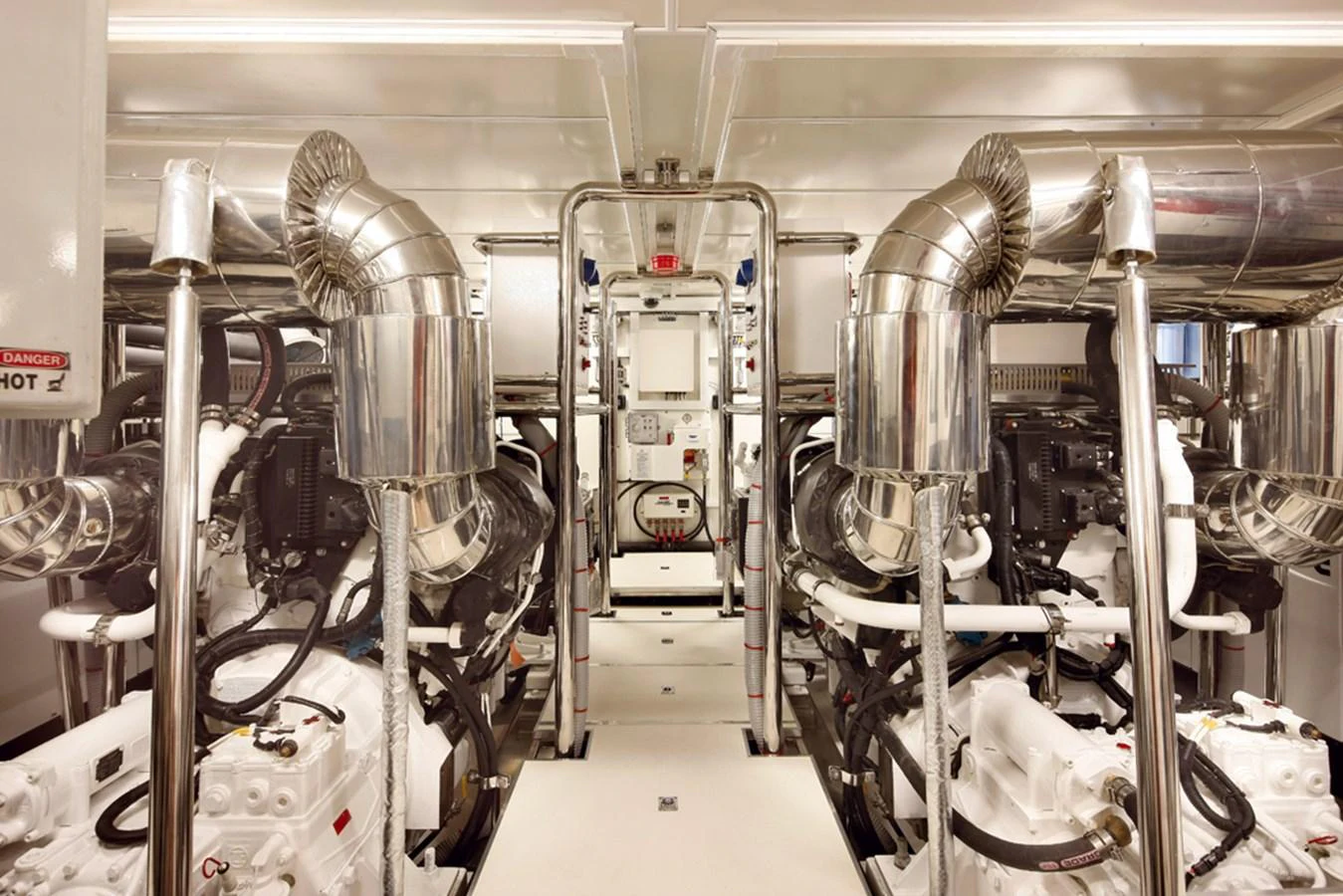 a large room with several machines aboard P110 (NEW BOAT SPEC) Yacht for Sale