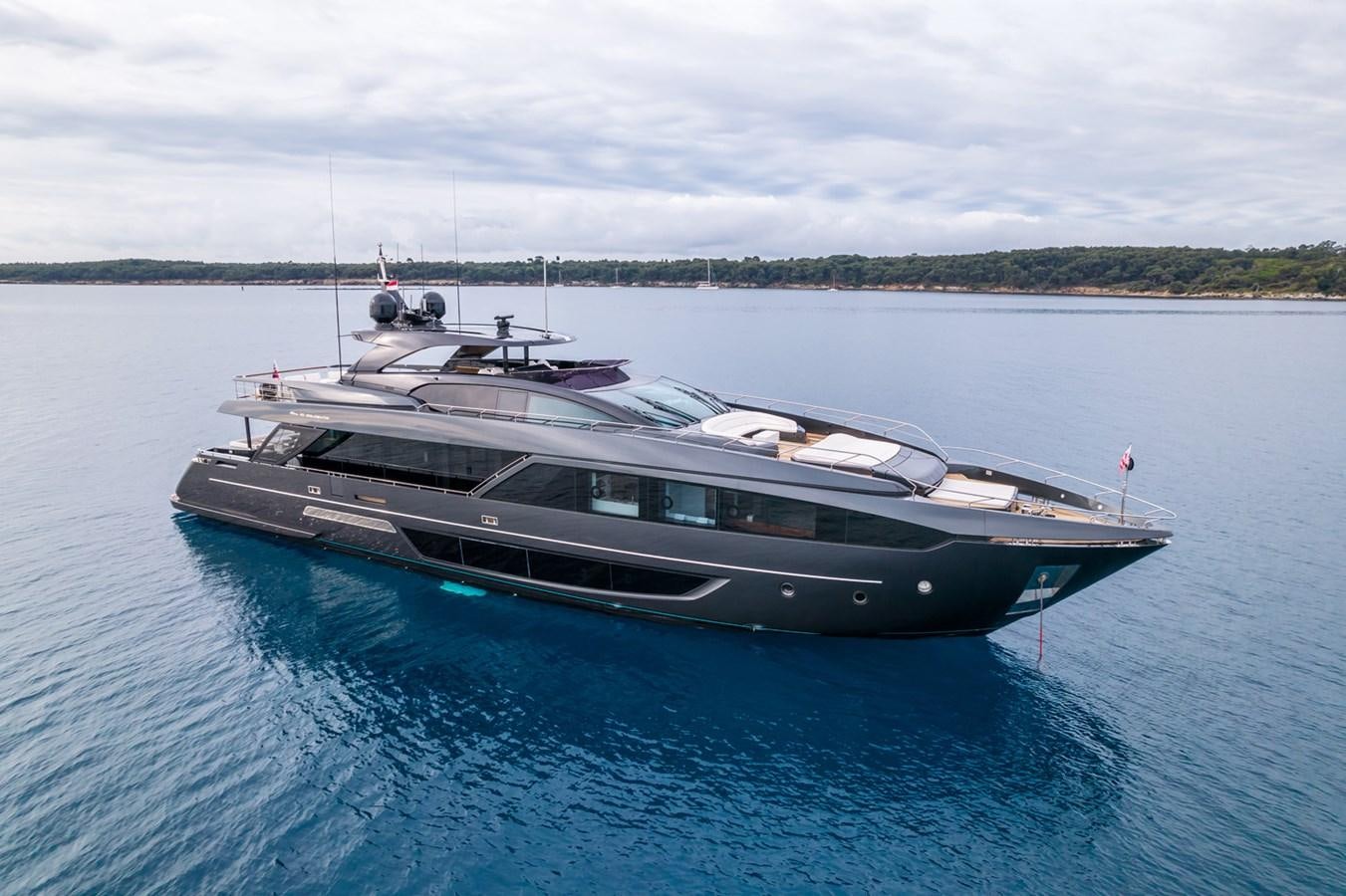 a boat on the water aboard RIVA DOLCEVITA 110 Yacht for Sale