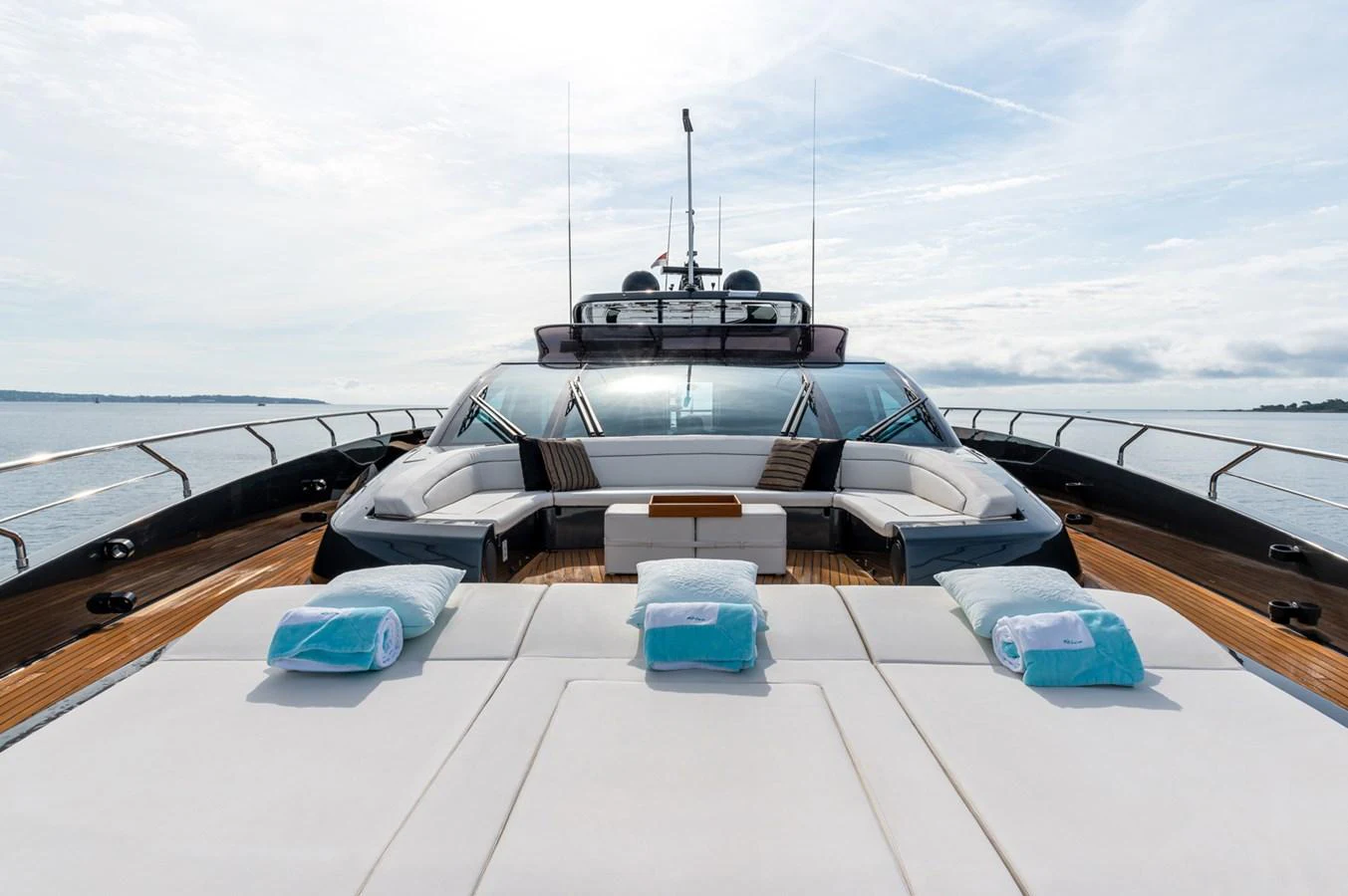 a boat on a boat aboard RIVA DOLCEVITA 110 Yacht for Sale