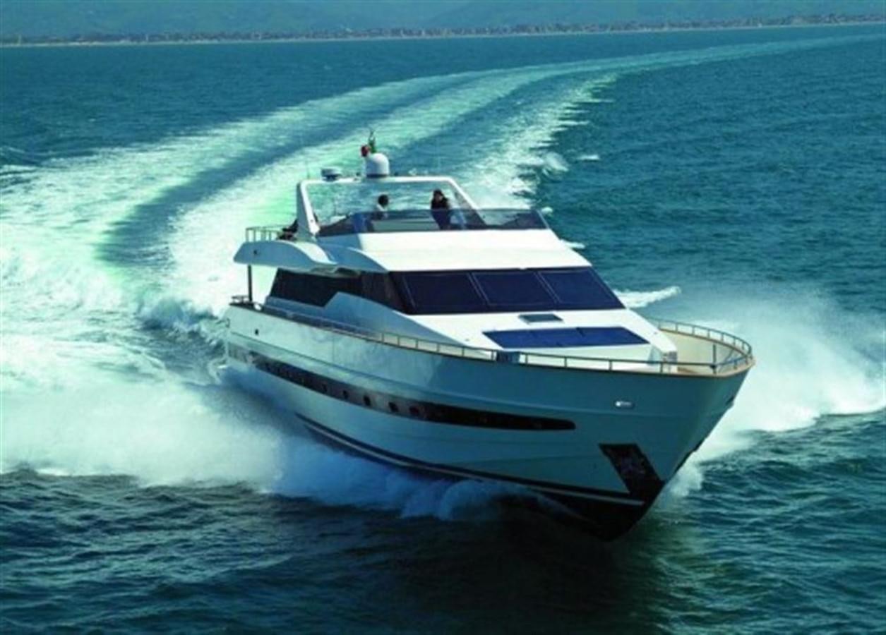a boat on the water aboard TECNOMAR 34 NADARA Yacht for Sale