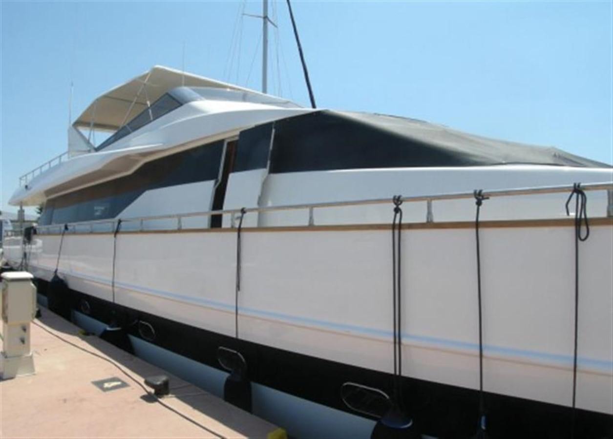 a boat on the water aboard TECNOMAR 34 NADARA Yacht for Sale