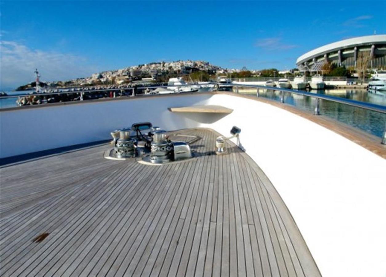 a large pool with a boat on it aboard TECNOMAR 34 NADARA Yacht for Sale