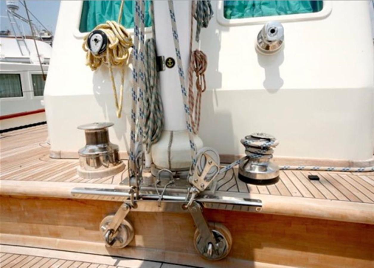 a machine on the counter aboard SWEDISH GOVERMENT Yacht for Sale