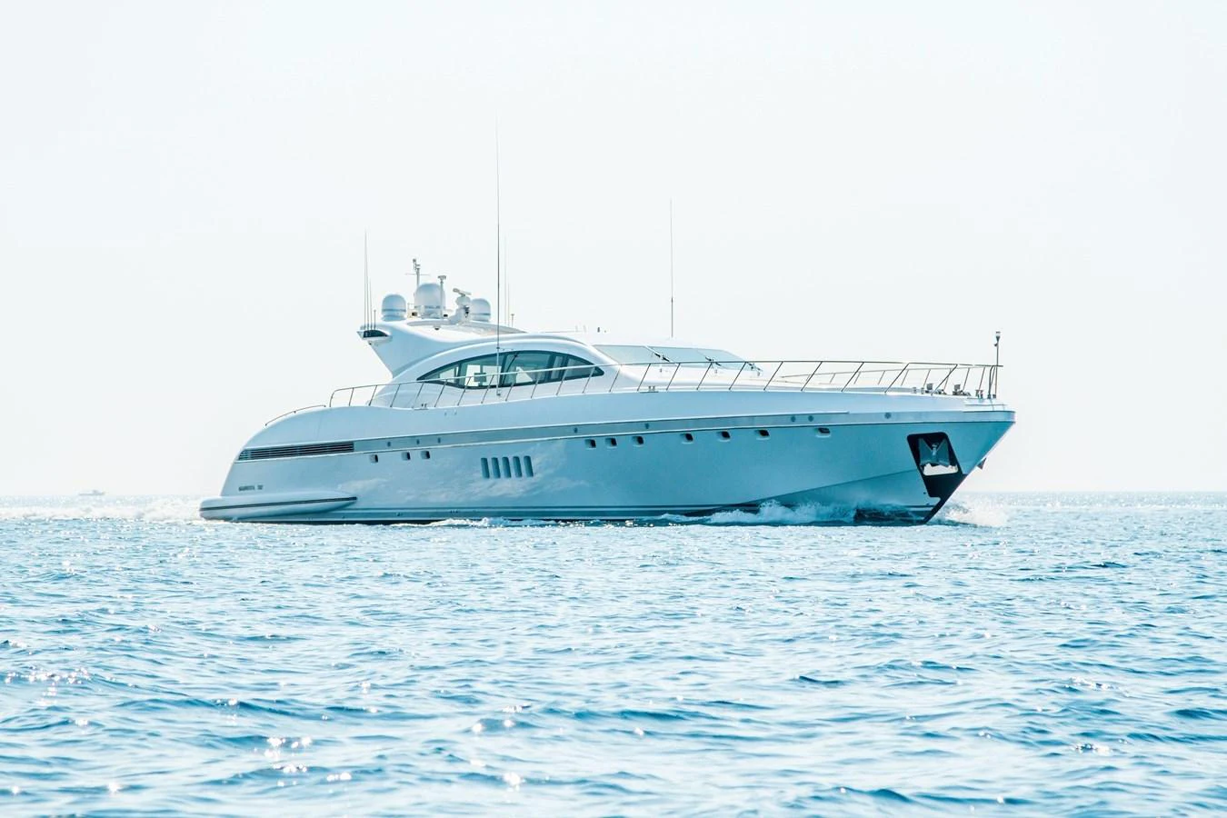 a boat in the water aboard YALLA Yacht for Sale